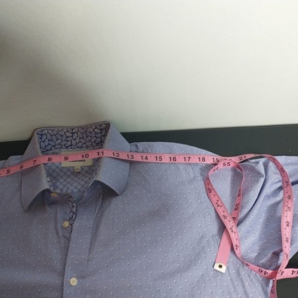 Ted Baker Endurance Button Up Shirt, size 15.5 32/33 - Picture 11 of 12